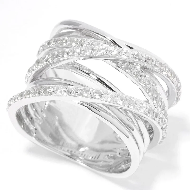 Tanzanite Gemstone Rings in 10K Gold with a Trilogy Design for a Sophisticated GiftSterling Silver 1.13ctw Round White Zircon Overlapping Ring Tanzanite Gemstone Rings in 10K Gold with a Trilogy Design for a Sophisticated GiftSterling Silver 1.13ctw Round White Zircon Overlapping Ring