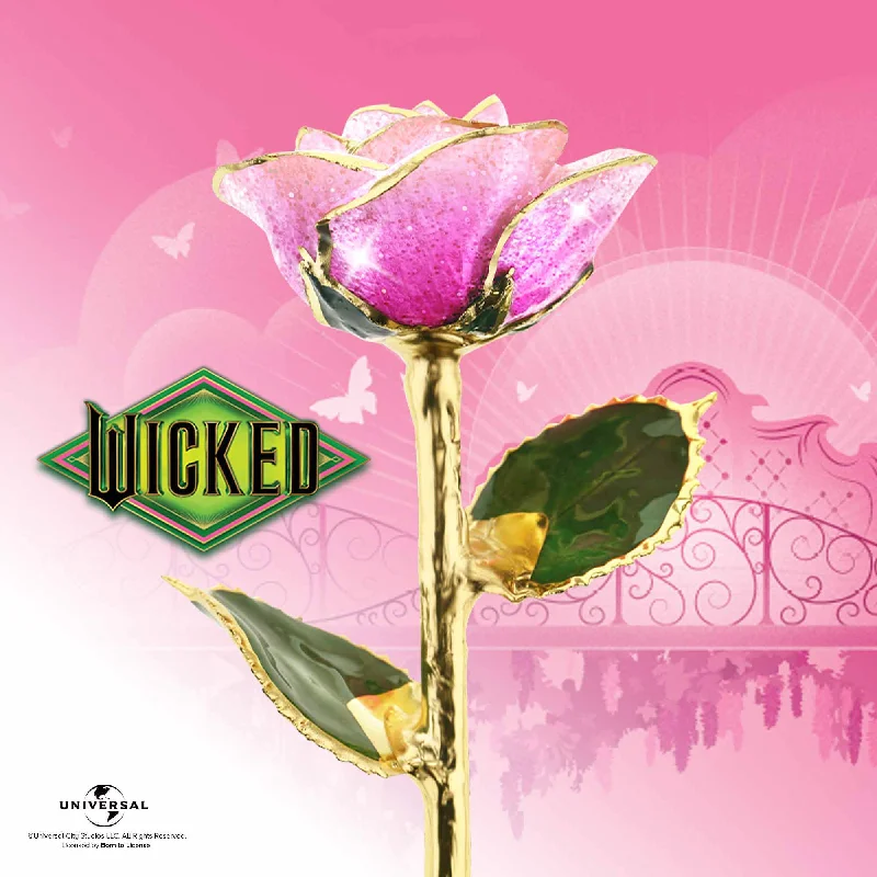 Men's Tourmaline Engagement Rings in 18K Two - Tone Gold with a Floral - Inspired SettingWicked Glinda 24kt Gold Dipped Rose Men's Tourmaline Engagement Rings in 18K Two - Tone Gold with a Floral - Inspired SettingWicked Glinda 24kt Gold Dipped Rose