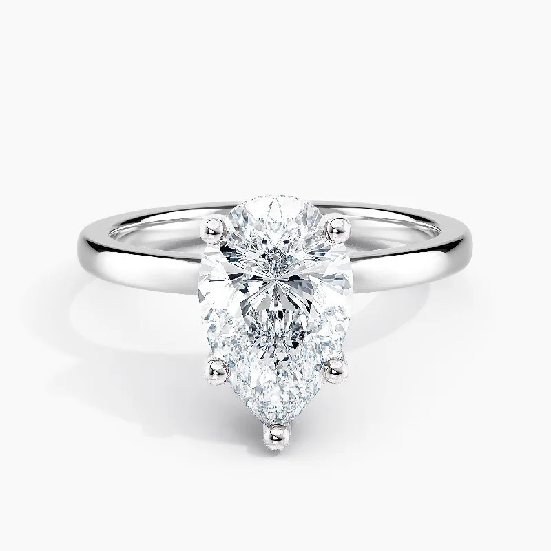 Auriya 14k Gold 1.25ctw Pear Shaped Hidden-Halo Lab Grown Diamond Engagement Ring Auriya 14k Gold 1.25ctw Pear Shaped Hidden-Halo Lab Grown Diamond Engagement Ring