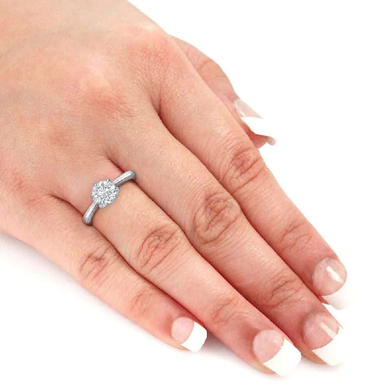 Auriya 14k Gold GIA Certified 2.00ct TDW 6-Prong Round Solitaire Diamond Engagement Ring Auriya 14k Gold GIA Certified 2.00ct TDW 6-Prong Round Solitaire Diamond Engagement Ring