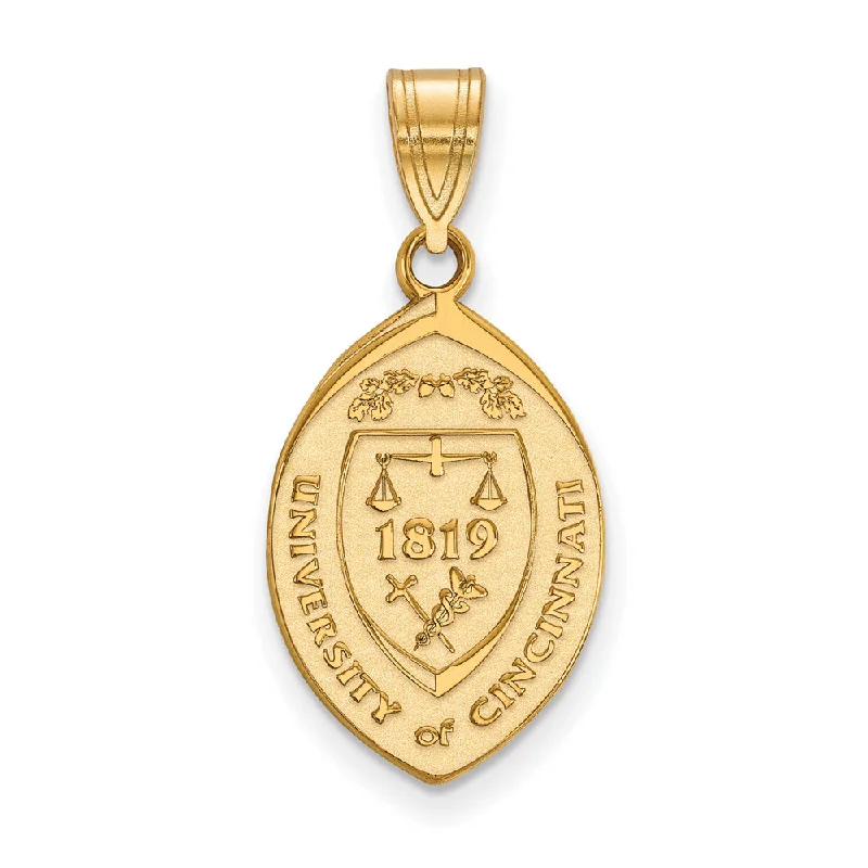 Pearl - Embellished Floral Pendant for a Feminine and Romantic LookTurquoise - Inlaid Pendants with Southwest - Style Geometric Patterns14k Gold Plated Silver U. of Cincinnati Large Crest Pendant Pearl - Embellished Floral Pendant for a Feminine and Romantic LookTurquoise - Inlaid Pendants with Southwest - Style Geometric Patterns14k Gold Plated Silver U. of Cincinnati Large Crest Pendant