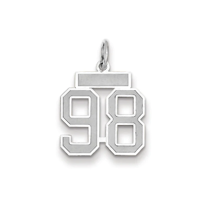 Handmade Leather - Wrapped Crystal Pendant for a Bohemian AestheticCrystal - Encrusted Pendants in the Shape of a Crown14k White Gold, Jersey Collection, Small Number 98 Pendant Handmade Leather - Wrapped Crystal Pendant for a Bohemian AestheticCrystal - Encrusted Pendants in the Shape of a Crown14k White Gold, Jersey Collection, Small Number 98 Pendant
