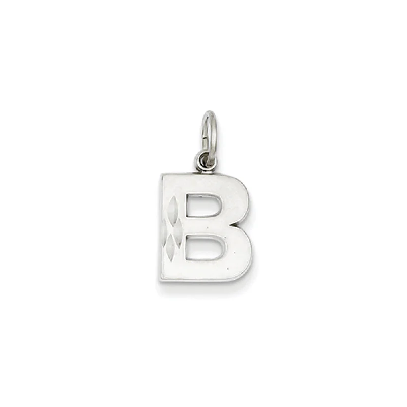 Military - Inspired Dog Tag Pendant with Engraved Service NumbersBone - Carved Pendants with Tribal - Inspired Symbols14k White Gold, Julia Collection, Small Satin Block Initial B Pendant Military - Inspired Dog Tag Pendant with Engraved Service NumbersBone - Carved Pendants with Tribal - Inspired Symbols14k White Gold, Julia Collection, Small Satin Block Initial B Pendant
