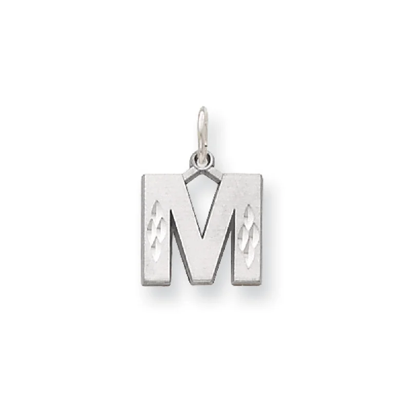 Military - Inspired Dog Tag Pendant with Engraved Service NumbersBone - Carved Pendants with Tribal - Inspired Symbols14k White Gold, Julia Collection, Small Satin Block Initial M Pendant Military - Inspired Dog Tag Pendant with Engraved Service NumbersBone - Carved Pendants with Tribal - Inspired Symbols14k White Gold, Julia Collection, Small Satin Block Initial M Pendant