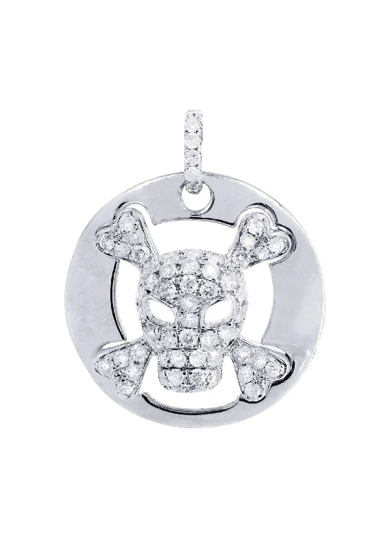 Diamond-studded pendants for anniversariesDiamond Skull Pendant | 0.61 Carats | 3.24 Grams Diamond-studded pendants for anniversariesDiamond Skull Pendant | 0.61 Carats | 3.24 Grams