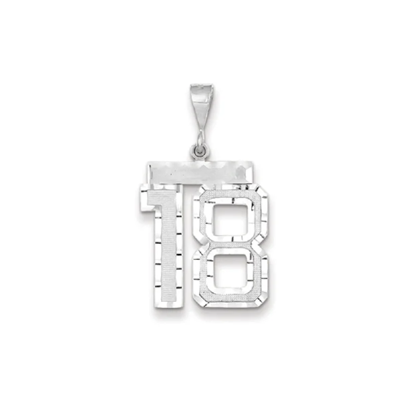 Retro - Inspired Art Deco - Patterned Pendant in Silver for Vintage LoversAmethyst - Faceted Pendants with Silver - Wire Wrapping14k White Gold, Varsity Collection, Large D/C Pendant, Number 18 Retro - Inspired Art Deco - Patterned Pendant in Silver for Vintage LoversAmethyst - Faceted Pendants with Silver - Wire Wrapping14k White Gold, Varsity Collection, Large D/C Pendant, Number 18