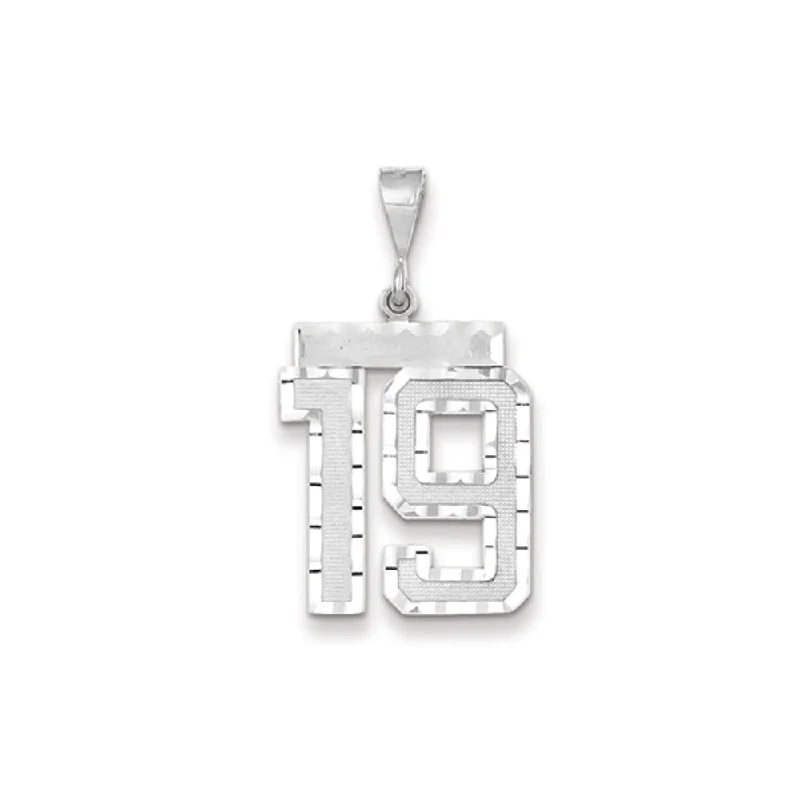 Military - Inspired Dog Tag Pendant with Engraved Service NumbersBone - Carved Pendants with Tribal - Inspired Symbols14k White Gold, Varsity Collection, Large D/C Pendant, Number 19 Military - Inspired Dog Tag Pendant with Engraved Service NumbersBone - Carved Pendants with Tribal - Inspired Symbols14k White Gold, Varsity Collection, Large D/C Pendant, Number 19