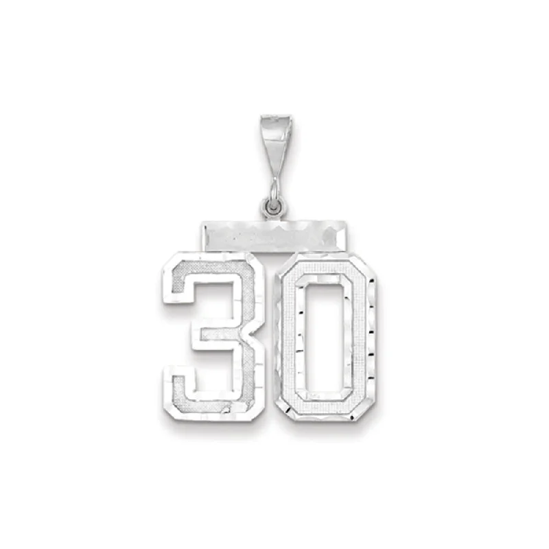 Military - Inspired Dog Tag Pendant with Engraved Service NumbersBone - Carved Pendants with Tribal - Inspired Symbols14k White Gold, Varsity Collection, Large D/C Pendant, Number 30 Military - Inspired Dog Tag Pendant with Engraved Service NumbersBone - Carved Pendants with Tribal - Inspired Symbols14k White Gold, Varsity Collection, Large D/C Pendant, Number 30
