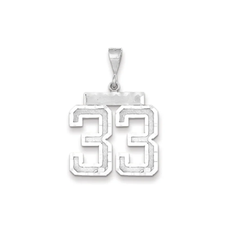 Hand - Carved Jade Buddha Pendant for Spiritual and Cultural SignificanceGold - Plated Pendants with Enameled Floral Bouquets14k White Gold, Varsity Collection, Large D/C Pendant, Number 33 Hand - Carved Jade Buddha Pendant for Spiritual and Cultural SignificanceGold - Plated Pendants with Enameled Floral Bouquets14k White Gold, Varsity Collection, Large D/C Pendant, Number 33