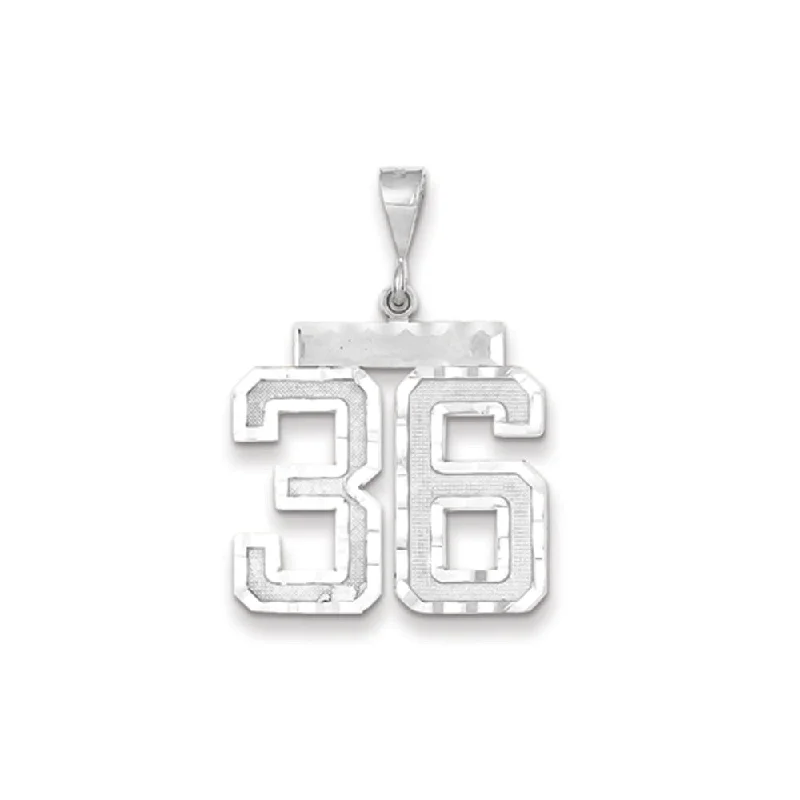 Double - Heart Pendant with Interlocking Design for CouplesCoral - Trimmed Pendants with Seashell and Pearl Accents14k White Gold, Varsity Collection, Large D/C Pendant, Number 36 Double - Heart Pendant with Interlocking Design for CouplesCoral - Trimmed Pendants with Seashell and Pearl Accents14k White Gold, Varsity Collection, Large D/C Pendant, Number 36