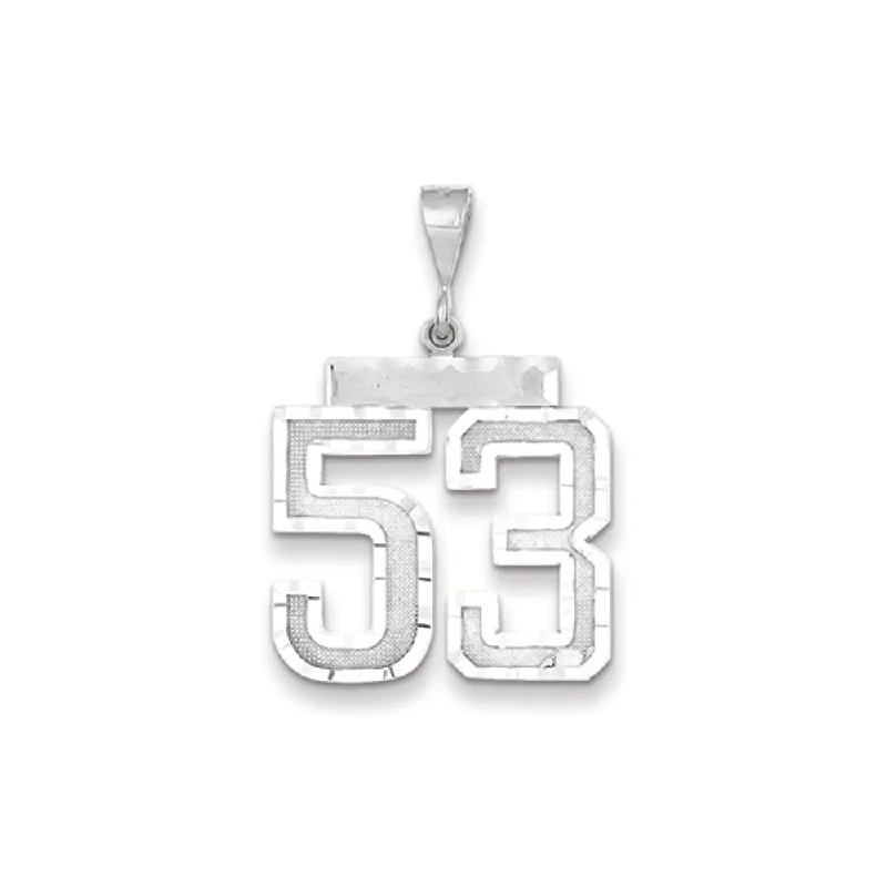 Magnetic - Locking Pendant with Hidden Compartment for Secret MessagesRose - Quartz Pendants with Heart - Shaped Cutouts14k White Gold, Varsity Collection, Large D/C Pendant, Number 53 Magnetic - Locking Pendant with Hidden Compartment for Secret MessagesRose - Quartz Pendants with Heart - Shaped Cutouts14k White Gold, Varsity Collection, Large D/C Pendant, Number 53