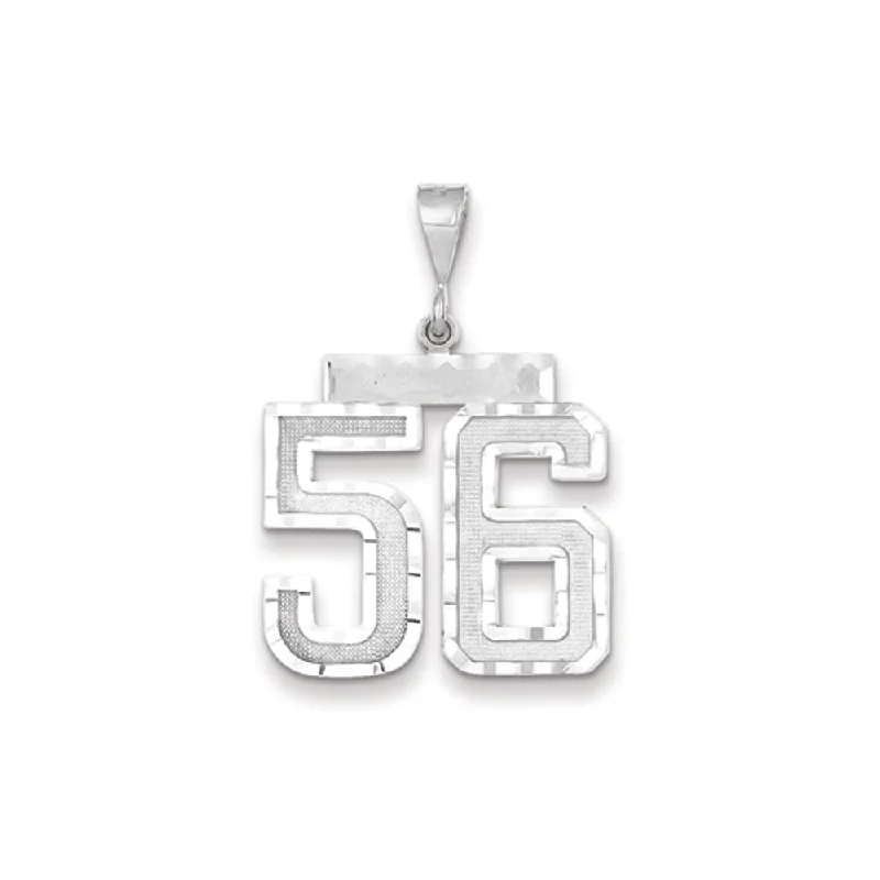 Military - Inspired Dog Tag Pendant with Engraved Service NumbersBone - Carved Pendants with Tribal - Inspired Symbols14k White Gold, Varsity Collection, Large D/C Pendant, Number 56 Military - Inspired Dog Tag Pendant with Engraved Service NumbersBone - Carved Pendants with Tribal - Inspired Symbols14k White Gold, Varsity Collection, Large D/C Pendant, Number 56