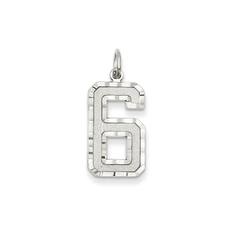 Hand - Carved Jade Buddha Pendant for Spiritual and Cultural SignificanceGold - Plated Pendants with Enameled Floral Bouquets14k White Gold, Varsity Collection, Large D/C Pendant, Number 6 Hand - Carved Jade Buddha Pendant for Spiritual and Cultural SignificanceGold - Plated Pendants with Enameled Floral Bouquets14k White Gold, Varsity Collection, Large D/C Pendant, Number 6