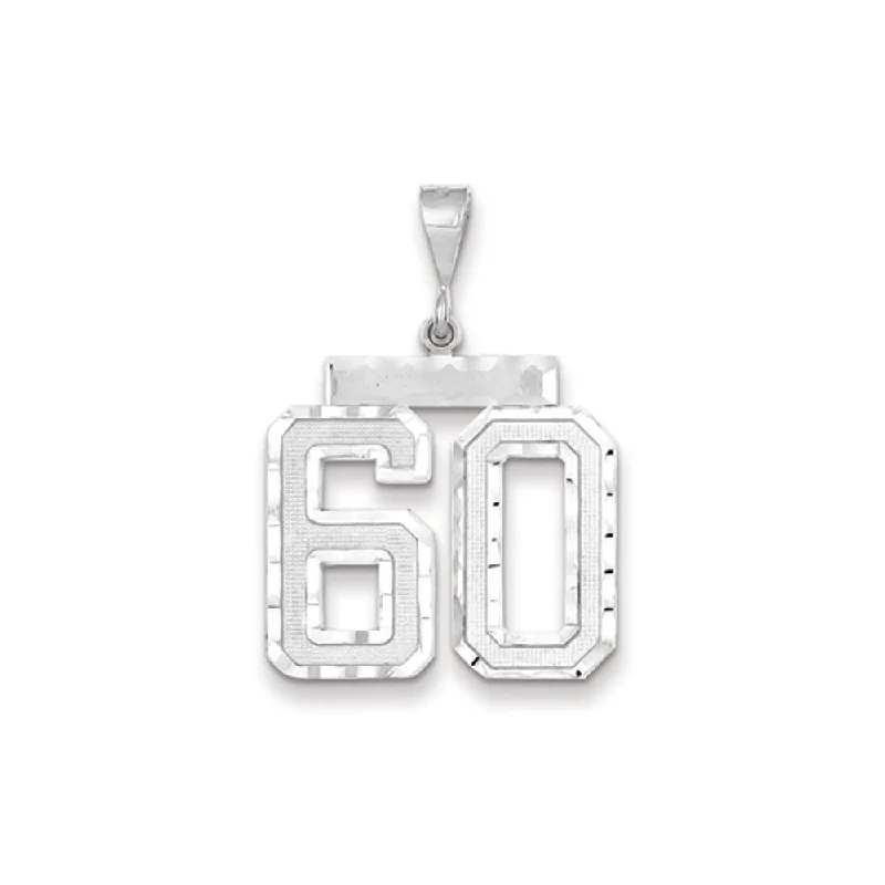 Retro - Inspired Art Deco - Patterned Pendant in Silver for Vintage LoversAmethyst - Faceted Pendants with Silver - Wire Wrapping14k White Gold, Varsity Collection, Large D/C Pendant, Number 60 Retro - Inspired Art Deco - Patterned Pendant in Silver for Vintage LoversAmethyst - Faceted Pendants with Silver - Wire Wrapping14k White Gold, Varsity Collection, Large D/C Pendant, Number 60