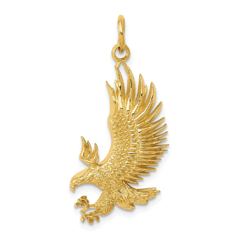 Adjustable - Chain Cubic Zirconia Solitaire Pendant for a Sparkling GiftCopper Pendants with Hammered and Patinated Finishes14k Yellow Gold 2D American Bald Eagle Pendant Adjustable - Chain Cubic Zirconia Solitaire Pendant for a Sparkling GiftCopper Pendants with Hammered and Patinated Finishes14k Yellow Gold 2D American Bald Eagle Pendant
