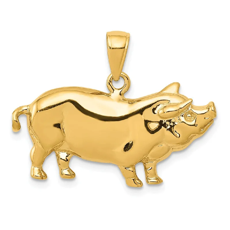 Adjustable - Chain Cubic Zirconia Solitaire Pendant for a Sparkling GiftCopper Pendants with Hammered and Patinated Finishes14k Yellow Gold 2D Polished Pot Belly Pig Pendant Adjustable - Chain Cubic Zirconia Solitaire Pendant for a Sparkling GiftCopper Pendants with Hammered and Patinated Finishes14k Yellow Gold 2D Polished Pot Belly Pig Pendant