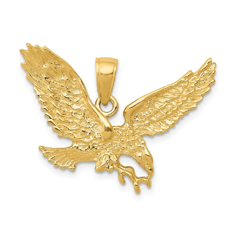3D - Printed Polymer Clay Animal - Print Pendant for a Fun and Quirky AccessoryRecycled Metal Pendants with Upcycled Jewelry Components14k Yellow Gold 2D Textured Eagle Pendant 3D - Printed Polymer Clay Animal - Print Pendant for a Fun and Quirky AccessoryRecycled Metal Pendants with Upcycled Jewelry Components14k Yellow Gold 2D Textured Eagle Pendant