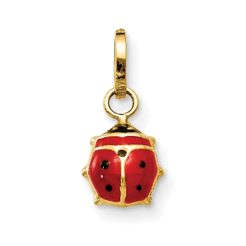 Antique - Brass - Finished Compass Pendant for Travelers and ExplorersAmber Pendants with Fossilized Insect Inclusions14k Yellow Gold 3D Red Enameled Ladybug Charm, 7mm