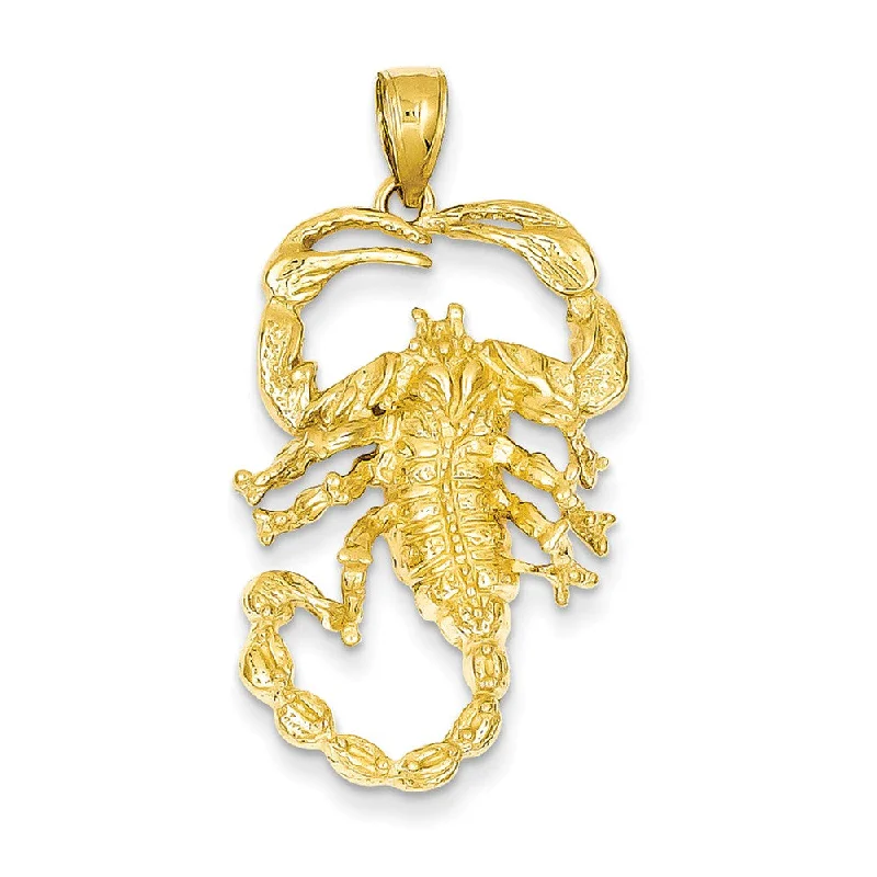 Glow - in - the - Dark Starry Sky Pendant for Nighttime AdventuresCeramic Pendants with Hand - Painted Mandala Designs14k Yellow Gold Large Textured Scorpion Pendant Glow - in - the - Dark Starry Sky Pendant for Nighttime AdventuresCeramic Pendants with Hand - Painted Mandala Designs14k Yellow Gold Large Textured Scorpion Pendant