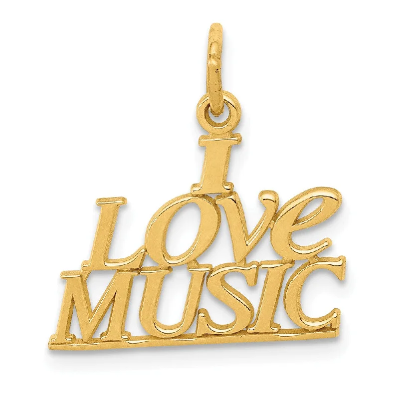 Laser - Cut Woodland Scene Pendant for Nature EnthusiastsStainless Steel Pendants with Laser - Etched Motivational Quotes14k Yellow Gold Polished I love Music Script Pendant Laser - Cut Woodland Scene Pendant for Nature EnthusiastsStainless Steel Pendants with Laser - Etched Motivational Quotes14k Yellow Gold Polished I love Music Script Pendant