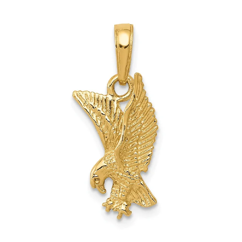 Customized Birthstone Pendant with Engraved Name for a Personalized TouchHand - Carved Wooden Pendants with Folk - Art Motifs14k Yellow Gold Small 2D Landing Eagle Pendant Customized Birthstone Pendant with Engraved Name for a Personalized TouchHand - Carved Wooden Pendants with Folk - Art Motifs14k Yellow Gold Small 2D Landing Eagle Pendant
