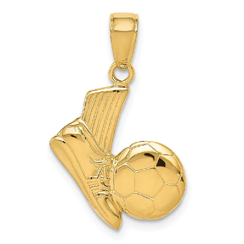 Magnetic - Locking Pendant with Hidden Compartment for Secret MessagesRose - Quartz Pendants with Heart - Shaped Cutouts14k Yellow Gold Soccer Shoe and Ball Pendant Magnetic - Locking Pendant with Hidden Compartment for Secret MessagesRose - Quartz Pendants with Heart - Shaped Cutouts14k Yellow Gold Soccer Shoe and Ball Pendant