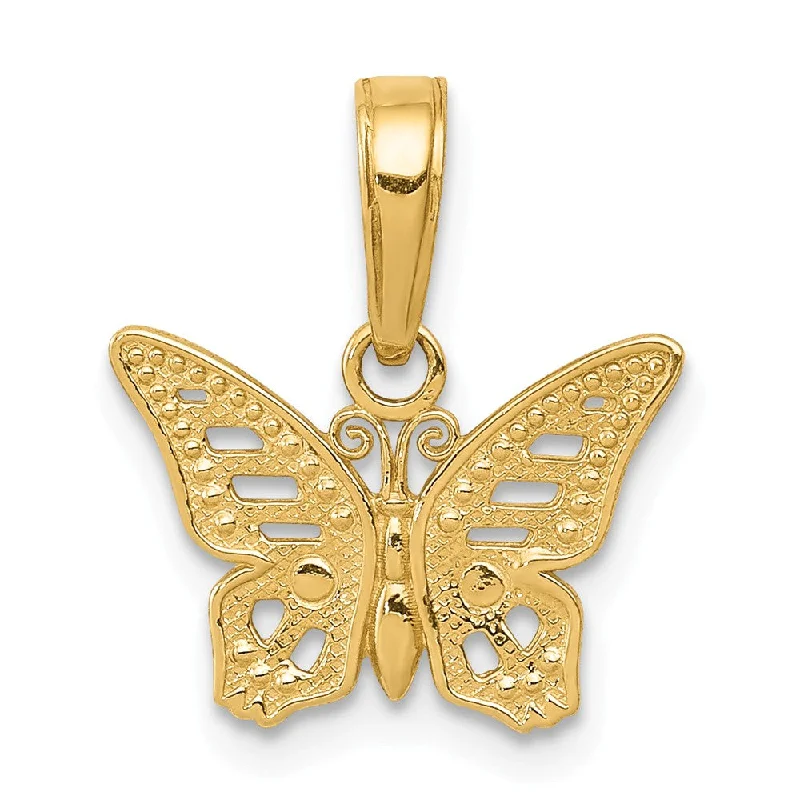 Gothic - Style Skull Pendant with Red Enamel Accents for Alternative FashionResin Pendants with Encapsulated Butterfly Wings14k Yellow Gold Textured Cutout Butterfly Pendant, 13mm Gothic - Style Skull Pendant with Red Enamel Accents for Alternative FashionResin Pendants with Encapsulated Butterfly Wings14k Yellow Gold Textured Cutout Butterfly Pendant, 13mm