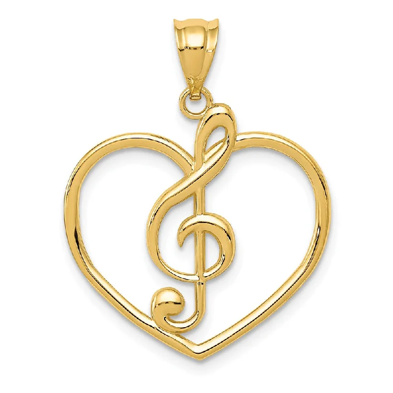 Handmade Leather - Wrapped Crystal Pendant for a Bohemian AestheticCrystal - Encrusted Pendants in the Shape of a Crown14k Yellow Gold Treble Clef and Heart Pendant Handmade Leather - Wrapped Crystal Pendant for a Bohemian AestheticCrystal - Encrusted Pendants in the Shape of a Crown14k Yellow Gold Treble Clef and Heart Pendant