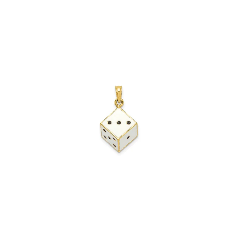 Mother - of - Pearl Inlaid Seahorse Pendant for Beach LoversObsidian Pendants with Shiny Mirror - Like Surfaces3D Enameled Die Pendant (14K) Mother - of - Pearl Inlaid Seahorse Pendant for Beach LoversObsidian Pendants with Shiny Mirror - Like Surfaces3D Enameled Die Pendant (14K)