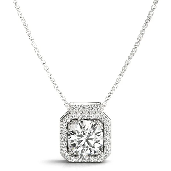 Birthstone necklaces for momsBrilliant cut Diamonds "Emma" Pendent