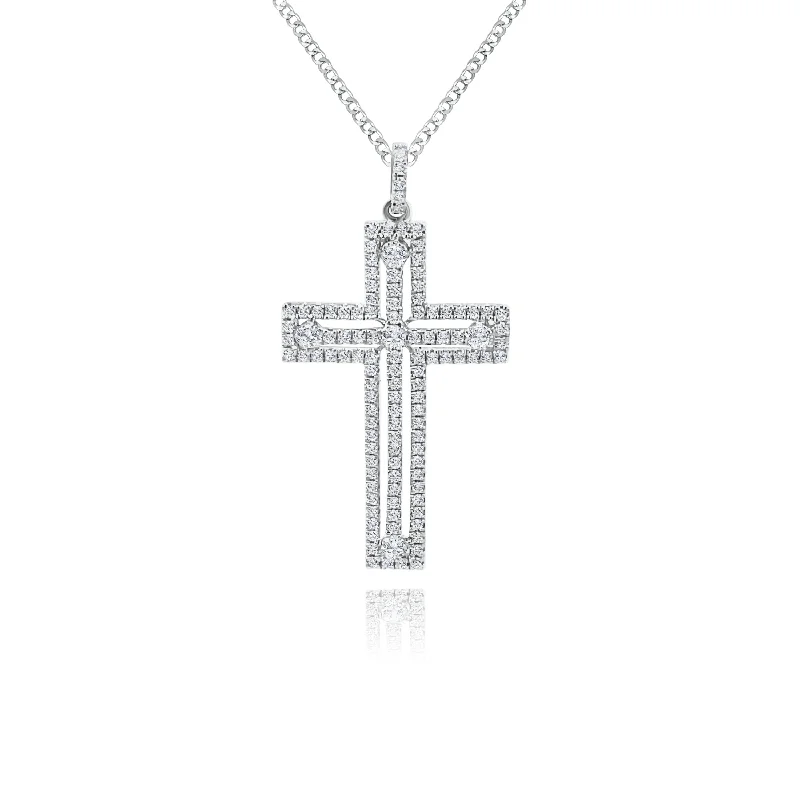 Moon phase pendants for celestial loversbrilliant cut Diamonds "Martha" Cross Pendent. Moon phase pendants for celestial loversbrilliant cut Diamonds "Martha" Cross Pendent.
