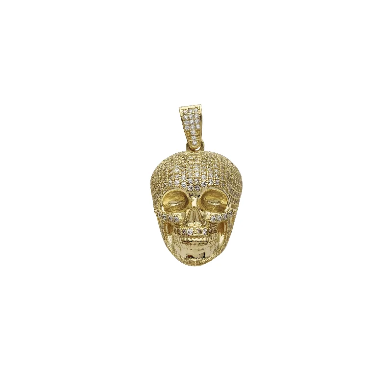 Military - Inspired Dog Tag Pendant with Engraved Service NumbersBone - Carved Pendants with Tribal - Inspired SymbolsIced-Out Skull Pendant (14K) Military - Inspired Dog Tag Pendant with Engraved Service NumbersBone - Carved Pendants with Tribal - Inspired SymbolsIced-Out Skull Pendant (14K)