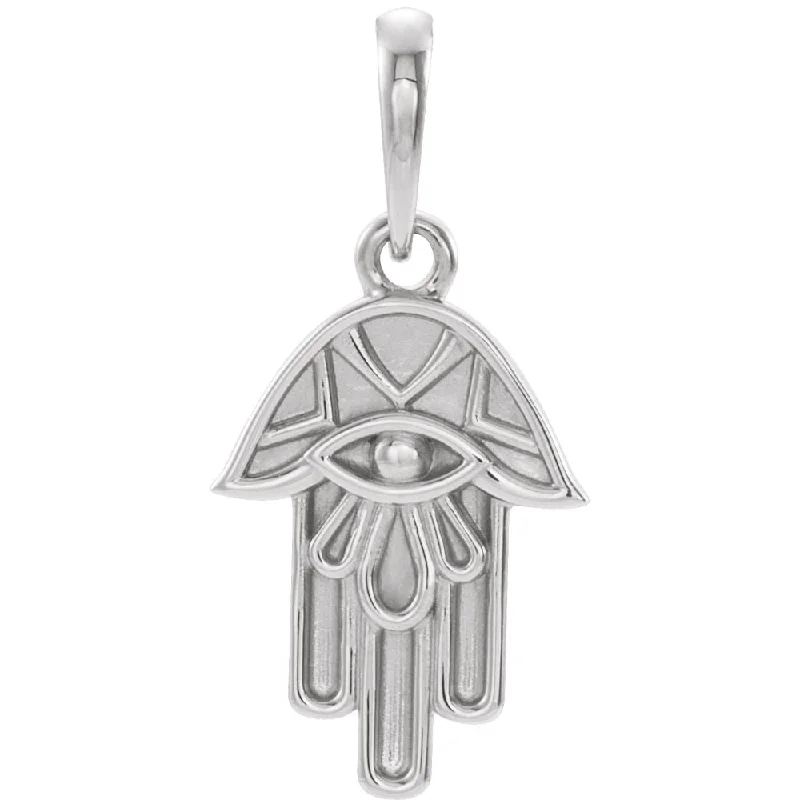 Layered chain necklaces for everyday wearPlatinum Hamsa Pendant, Small 10mm (3/8 Inch) Layered chain necklaces for everyday wearPlatinum Hamsa Pendant, Small 10mm (3/8 Inch)