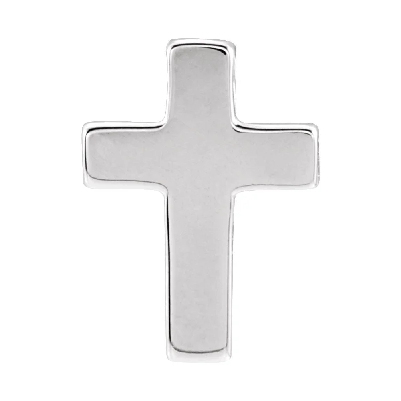 Crystal healing pendants for wellness enthusiastsPlatinum Petite Hollow Cross Slide Pendant, 9 x 12mm Crystal healing pendants for wellness enthusiastsPlatinum Petite Hollow Cross Slide Pendant, 9 x 12mm