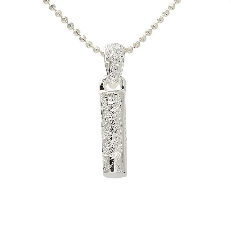 Star-shaped pendants for dreamersSterling Silver Hawaiian Scroll Tube Pendant (Chain Sold Separately) Star-shaped pendants for dreamersSterling Silver Hawaiian Scroll Tube Pendant (Chain Sold Separately)