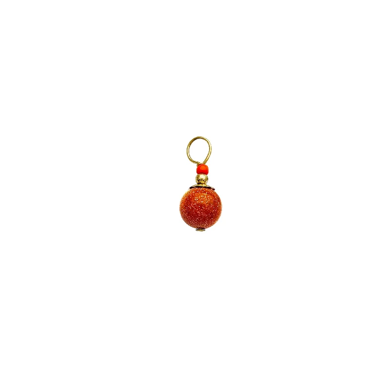 Water - Resistant Stainless Steel Diving - Themed Pendant for DiversLeather - Wrapped Pendants with Brass Stud EmbellishmentsSparkling Ball Pendant (14K) Water - Resistant Stainless Steel Diving - Themed Pendant for DiversLeather - Wrapped Pendants with Brass Stud EmbellishmentsSparkling Ball Pendant (14K)