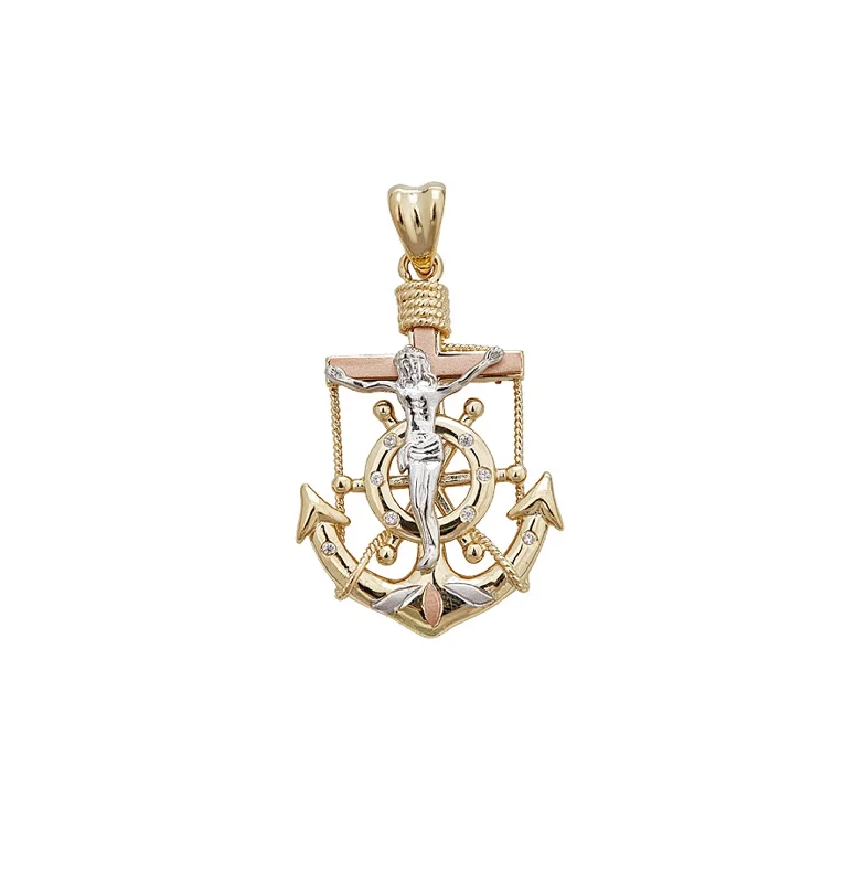 Double - Heart Pendant with Interlocking Design for CouplesCoral - Trimmed Pendants with Seashell and Pearl AccentsTricolor Anchor Crucifix Pendant (14K) Double - Heart Pendant with Interlocking Design for CouplesCoral - Trimmed Pendants with Seashell and Pearl AccentsTricolor Anchor Crucifix Pendant (14K)