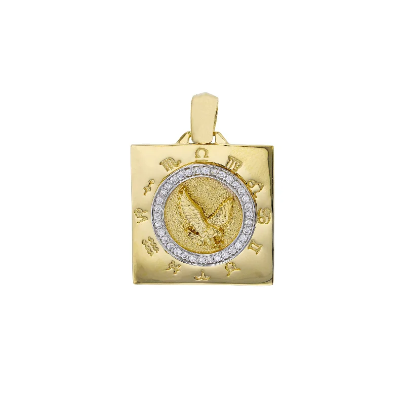 Gothic - Style Skull Pendant with Red Enamel Accents for Alternative FashionResin Pendants with Encapsulated Butterfly WingsZodiac Signs Square Eagle Pendant (14K) Gothic - Style Skull Pendant with Red Enamel Accents for Alternative FashionResin Pendants with Encapsulated Butterfly WingsZodiac Signs Square Eagle Pendant (14K)
