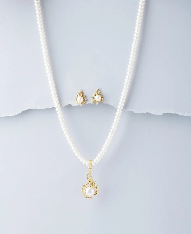cable chain necklaces classicClassic Pearl Necklace Set