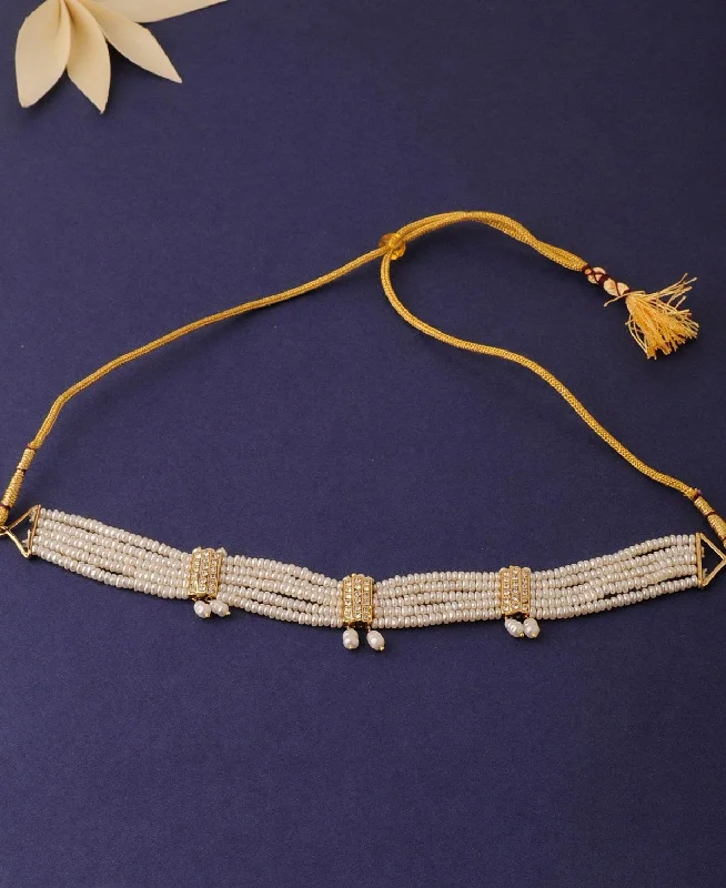 chain necklaces for plus sizeTraditional Pearl Choker Necklace