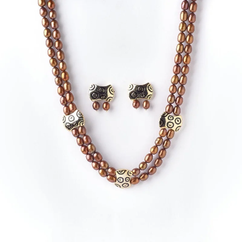 chain necklaces for boys accessoriesTraditional Pearl Necklace Set