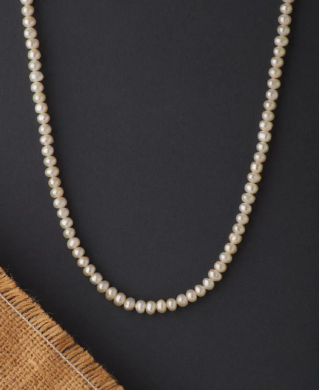 open link chain necklaces styleTrendy Real Pearl Necklace