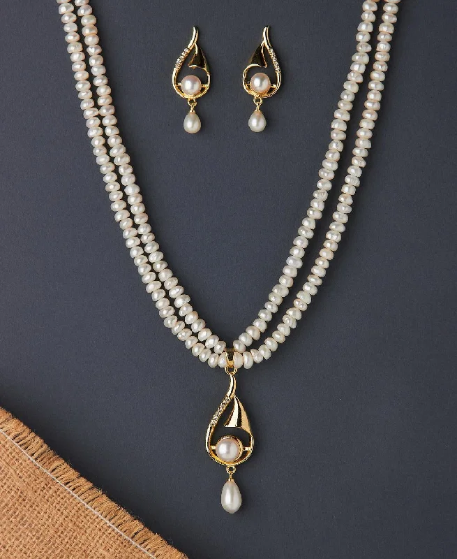 affordable chain necklaces onlineTrendy Real Pearl Necklace Set
